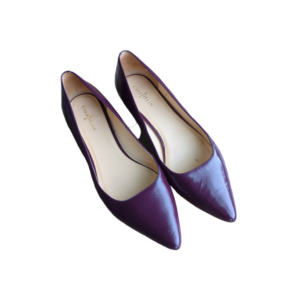 Cole Haan Shoes - Cole Haan Magnolia Skimmer Flats in Elderberry size 8